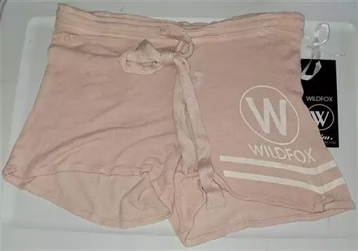 NWT Wildfox Sm Yacht Club Pink Shell Shorts 98291