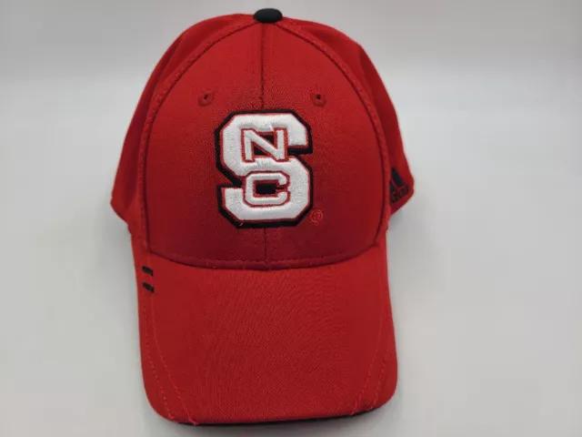 NC State University Wolfpack Football Adidas Climalite Flex Fitted S-M Hat Cap