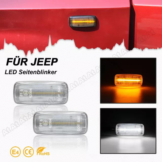 LED Seitenblinker Blinker Standlicht Für Jeep Grand Cherokee Commander Patriot