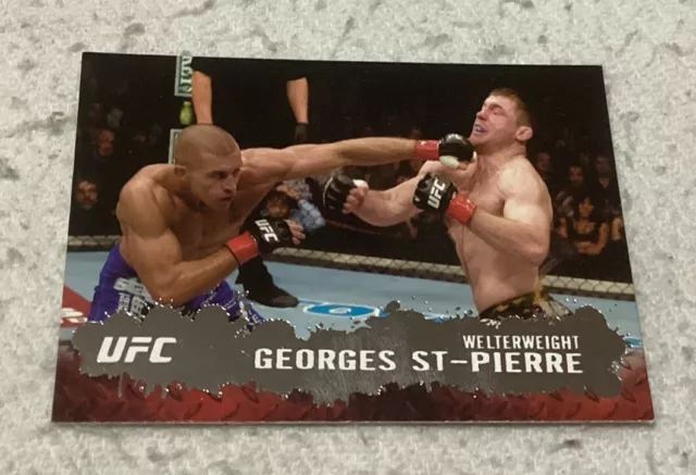 2009  Topps UFC Round 2 Georges St-Pierre #100 Rookie RC