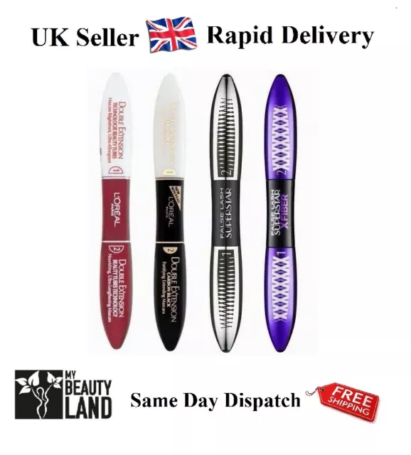 Sealed L'oreal Double Extension Mascara Black/Carbon Black/Extreme -Choose Yours