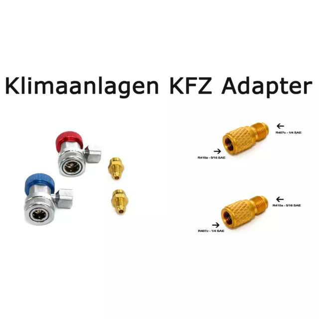 Adaptateur de climatisation R134a à embrayage rapide - convient pour voiture !