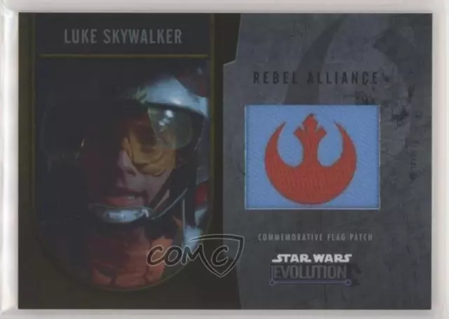 2016 Star Wars Evolution Commemorative Flag Gold 1/25 Luke Skywalker Patch 5h0