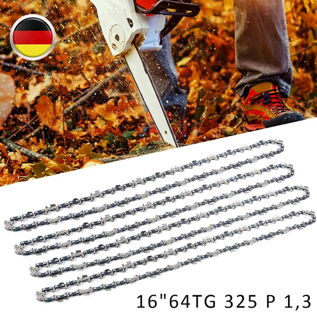 SECURA Sägeketten Set – 2 Stück, 38 Cm Schnittlänge, 0.325 Teilung, 64 Treibglieder, Für Poulan