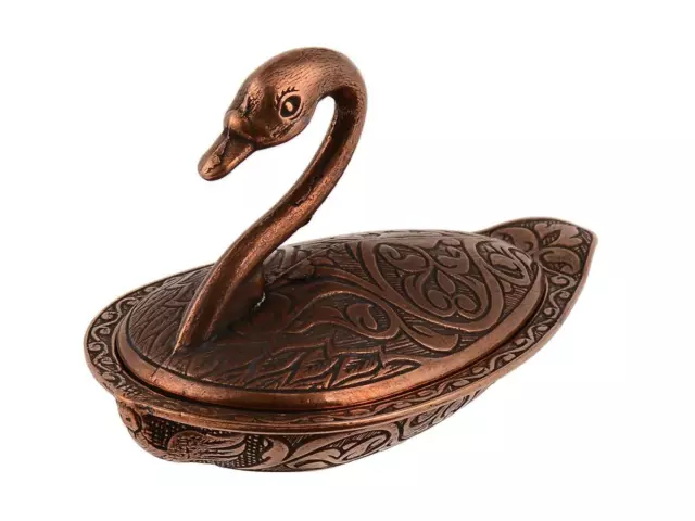 Traditional Turkish Delight Candy Dish Sweet Bowl With Lid Decorative SWAN Gift