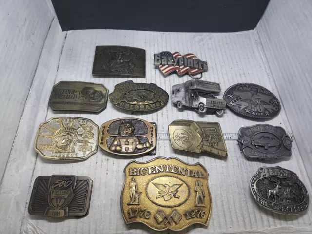 13 Various Vintage Belt Buckles - Pick one or more