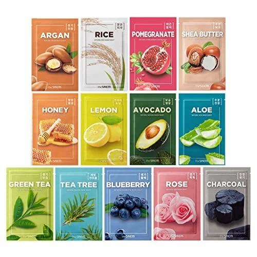 [the SAEM] Natural Facial Mask Sheet 21ml 13 Pack - 13 Count (Pack of 1)