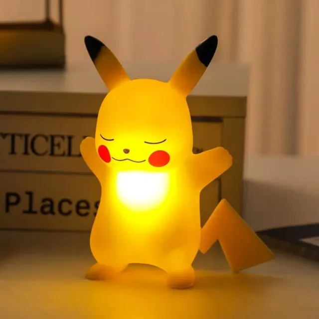 Pokemon Veilleuse Enfant Pikachu Figurine Lumineuse Led Decoration Chambre
