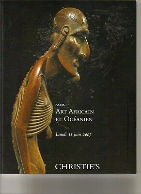 CHRISTIE'S PARIS AFRICAN OCEANIC TRIBAL ART MASK FIJI THROWING CLUB Catalog 2007