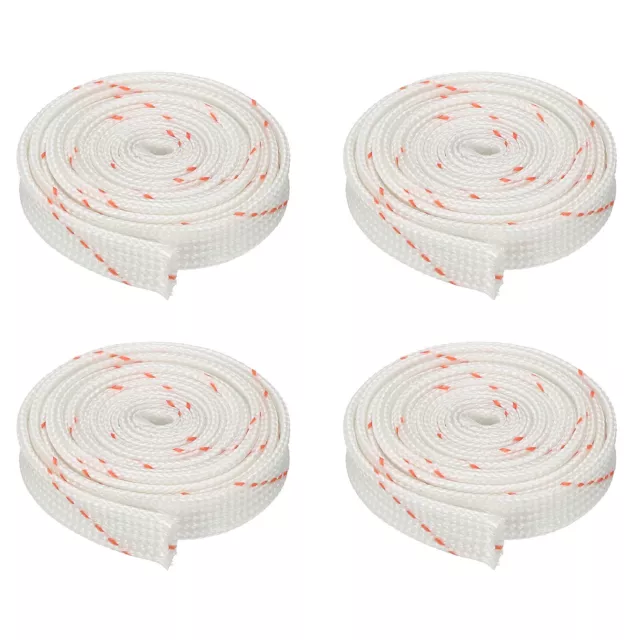 Fibre Verre Manchon Isolation Tube Tuyau 3,5mm/0,14 pouce IDx0,9 m/3 pieds Set 4