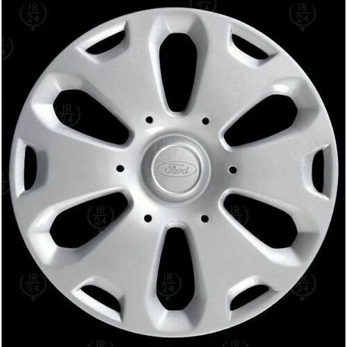 Kit De 4 Enjoliveurs Pour Ford Transit Custom 2013 - Diamètre 15 Pouces, Fixation Par Crochet - Compatible Jantes D'origine