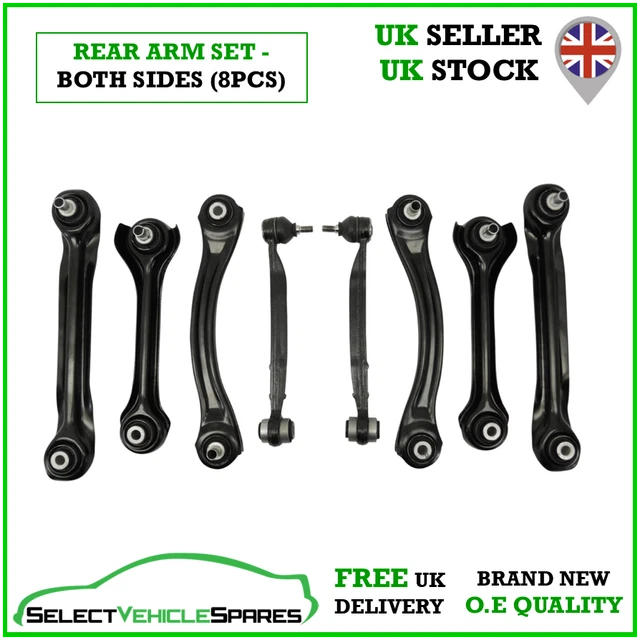 NEW MERCEDES CCLASS W203 REAR SUSPENSION WISHBONE CONTROL ARM SET x8