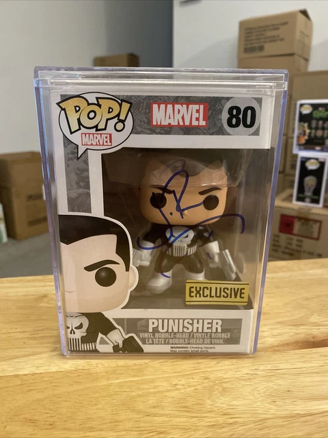 Jon Bernthal Signed The Punisher Funko Pop Vinyl 80 Exclusive Jsa Authenticated