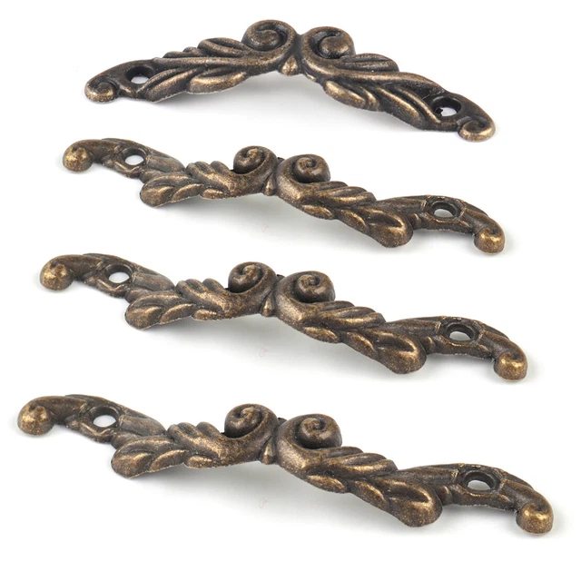 10x Antique Bronze Jewelry Box Drawer Handle Cabinet Wardrobe Pull Knob rt 2