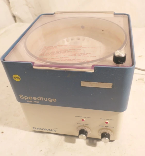 Savant Speedfuge Centrifuge HSC10KAC with Rotor