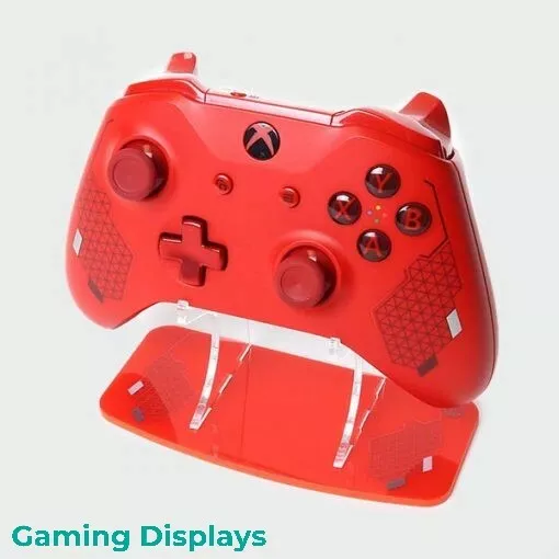 Xbox One Sports Red Controller Display Holder - Printed Acrylic - Gaming Stand