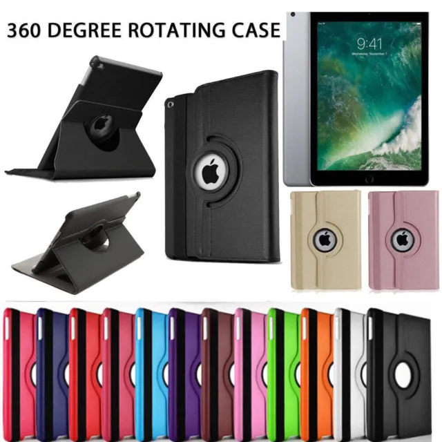 360 Rotatif Étui en Cuir Pour Apple IPAD 9.7 " (6th Génération) (2018)