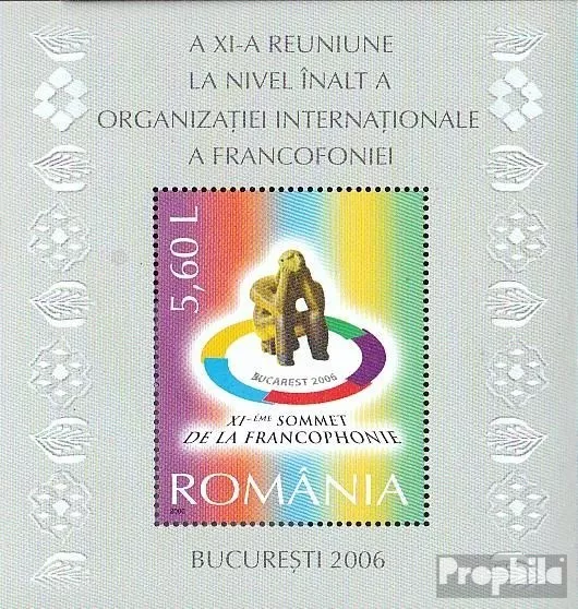 Romania Block389 (complete.issue.) unmounted mint / never hinged 2006 Weltgipfel