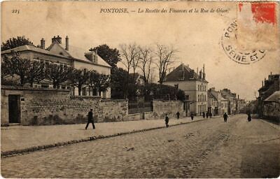 CPA pontoise - the recipe finance and the rue de grisor (107538)