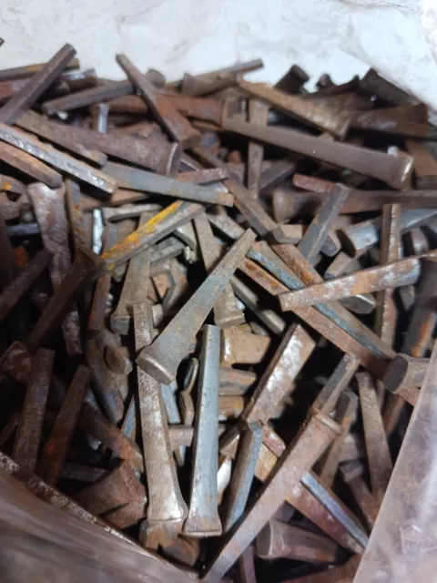 Old Vintage Square Cut Nails. 11 pounds.    1 1/2" -1 5/8".
