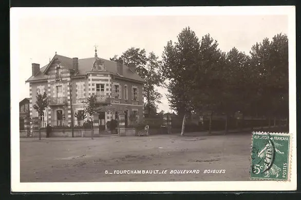 CPA Fourchambault, Le Boulevard Boigues