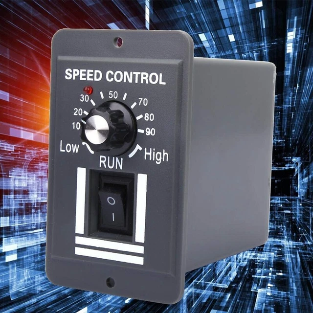 PWM DC Motor Drehzahlregler DC 6-60V (12V/24V/36V/48V) 30A Spannungsregler DC Motor Controller Start Stopp Schalter