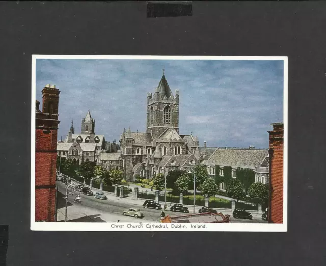 Vintage Postcard Christ Church Cathedral  Dublin  Ireland unused