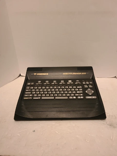 Videonics Video Titlemaker 2000 Model TM 2000 NTSC (Working) No Power Supply Videonics Video Titlemaker 2000 Model TM 2000 NTSC (Working) No Power Supply