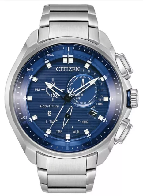 Citizen Eco-Drive Men's Proximity Pryzm Bluetooth 48mm Watch BZ1021-54L