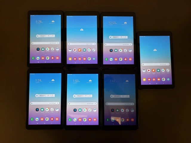 Lot of 7 Samsung Galaxy Tab A 8 SM-T387AA/T387V 32GB ATT/Verizon | 28246JN