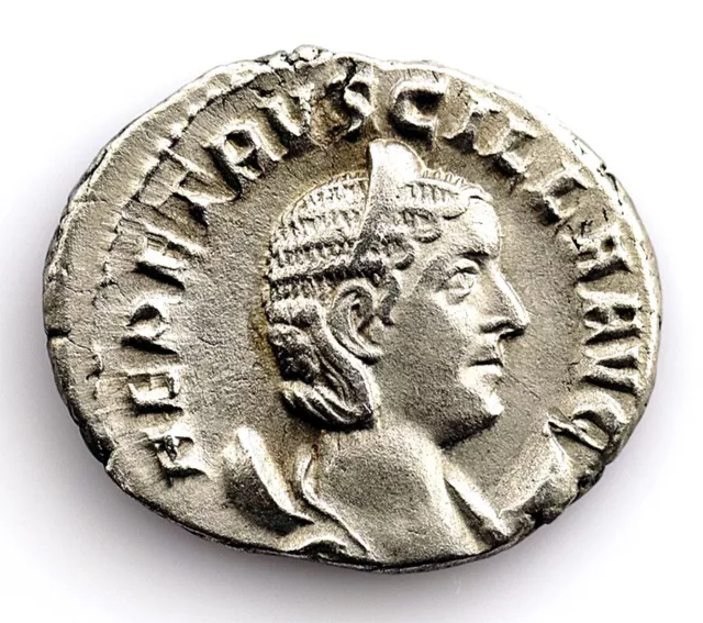 Empire Romano-Herennia Etruscila. Antoniano Rome 243 D.c. EBC / XF Silver 0.1oz