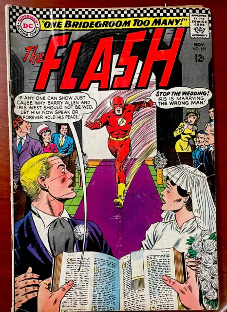 Flash #165 One Bridegroom Too Many 1966