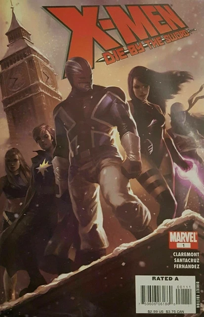 X-Men Die By the Sword #1-5 Comic Set 2007 - Marvel Comics - Captain Britain