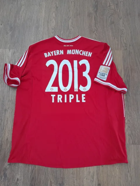 Bayern München Trikot Triple 2013 Gr. 3XL