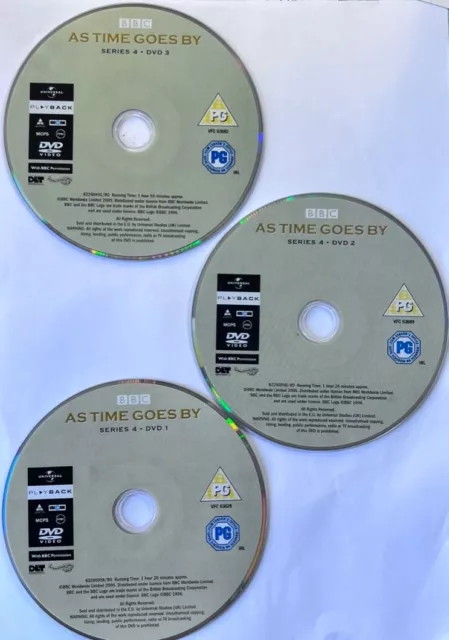 As Time Goes By Series 4 - Dvd 1, Dvd 2 & Dvd 3 Only - Disc's Only