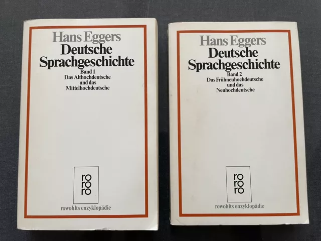 Hans Eggers: Deutsche Sprachgeschichte Bd. 1 & 2