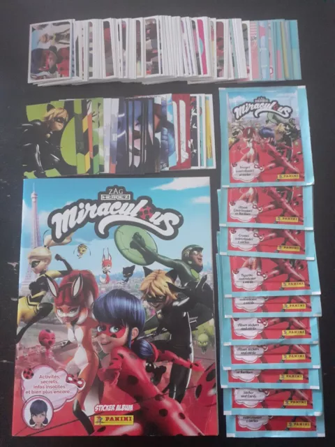 Album Panini Miraculous Bleu + 138 Images + 24 Cartes + 10 Pochettes