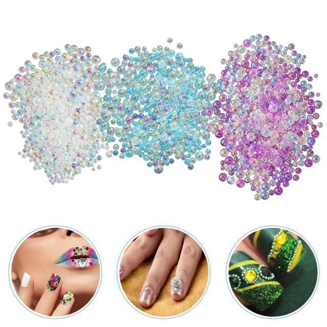 pas de perles de trou décoration bricolage manucure remplisseur de vase