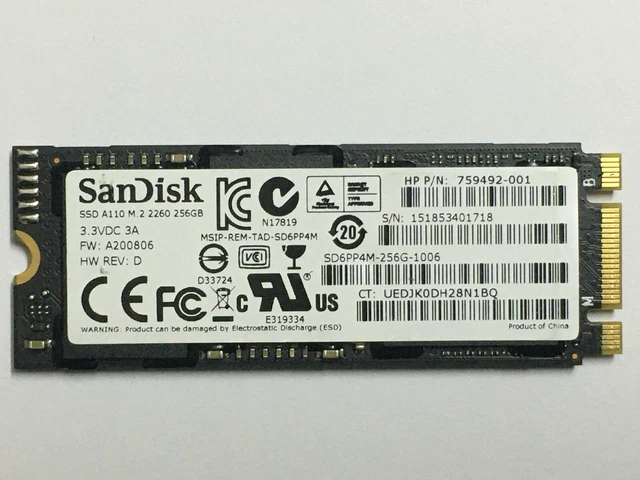 Sandisk sd9sn8w256g1002 sale