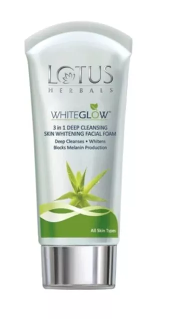 LOTUS HERBALS Herbals WHITEGLOW 3 en 1 Espuma facial blanqueadora de piel...