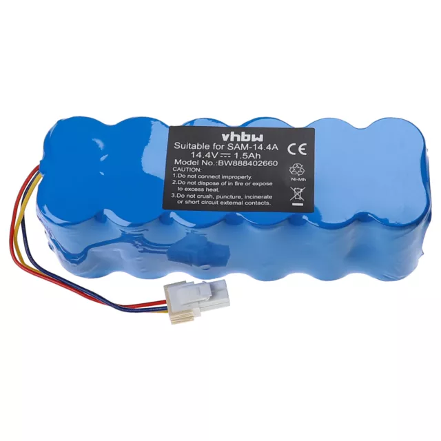 Akku für Samsung Navibot VC-RE70V VC-RL84VC VC-RE72V VC-RL84V 1500mAh 14,4V