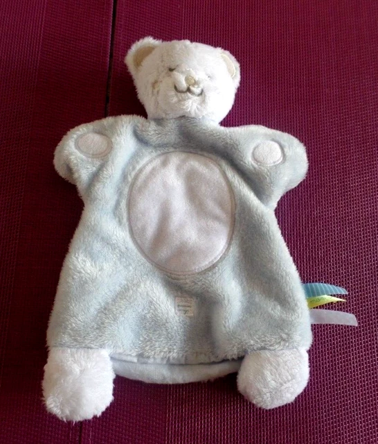 S21 / doudou plat chat ours bleu mon premier major SERGENT MAJOR