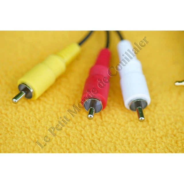 Câble AV Audio Vidéo De Remplacement Pour Sony VMC-30FR/20FR - 1,5m - Neuf Sous Blister