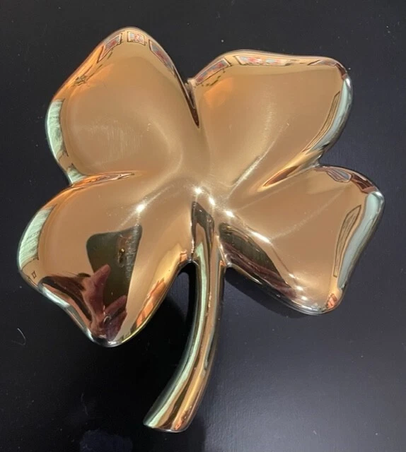 FOUR LEAF CLOVER Door Knocker - Michael Healy - Solid Cast Brass