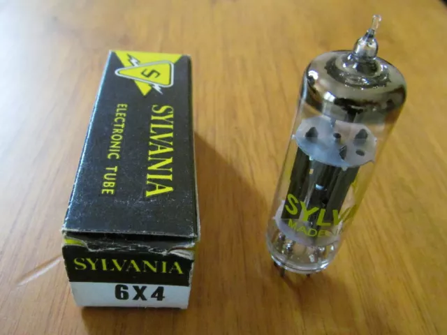 6X4 rectifier tube SYLVANIA USA NOS NIB