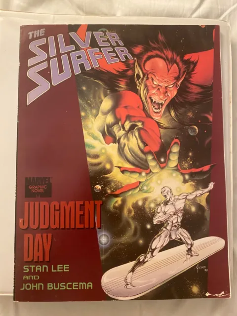 Silver Surfer: Judgment Day signed by Stan Lee! GRAPHIC NOVEL 1990
