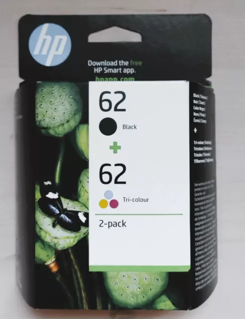 HP 62 2-pack black/tri colour