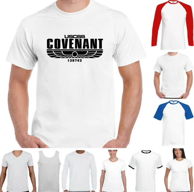 T-shirt Du Film Aliens USCSS Covenant - Toutes Tailles - 100% Coton - Neuf Sans étiquette