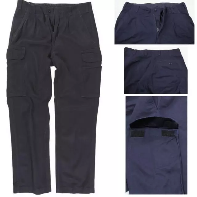 Original Bundeswehr Marine Bordhose blau BW Hose Arbeitshose Feldhose Outdoor