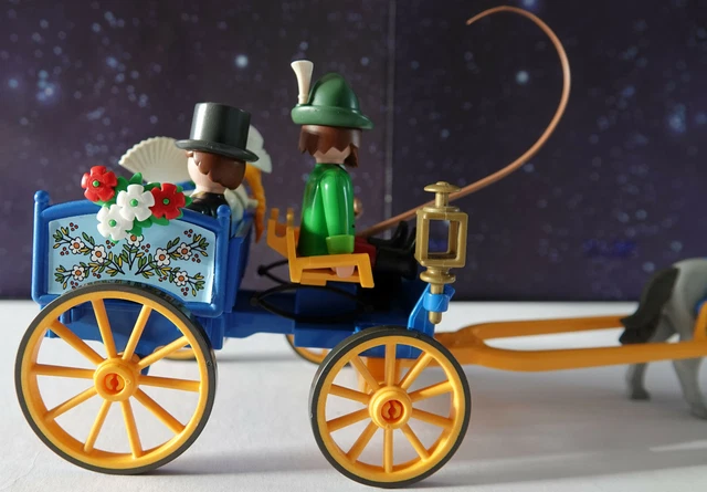 Lot Playmobil Princesses : Coffret 4137, Calèche 5143 Et Maison 4179A – Neufs